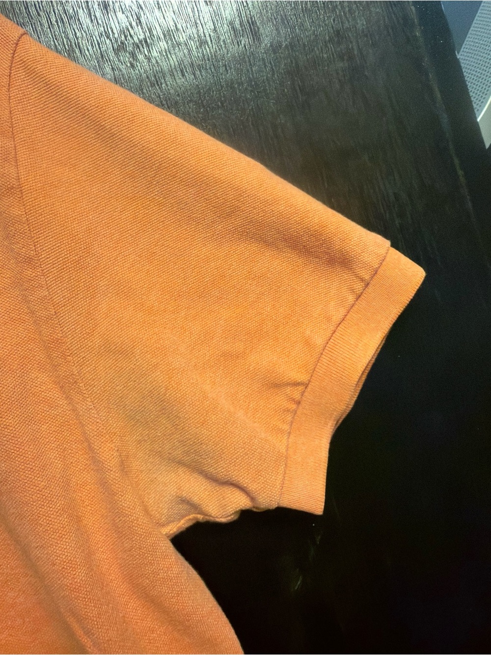 Polo Ralph Lauren Polo Shirt Mens Sz Large Orange Teal Pony Classic Fit Preppy - Picture 5 of 9